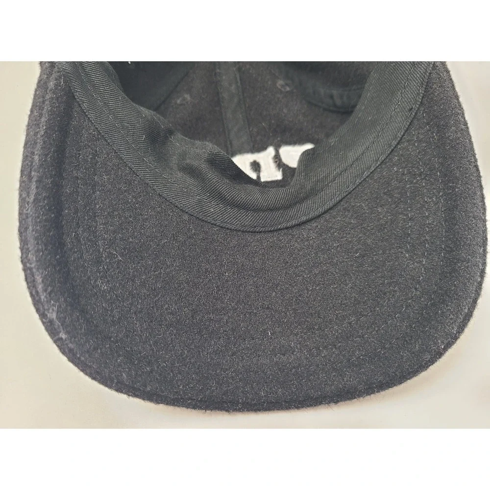 Women Victorias Secret Pink Strapback Adjustable Hat Cap Wool Blend Casual Black